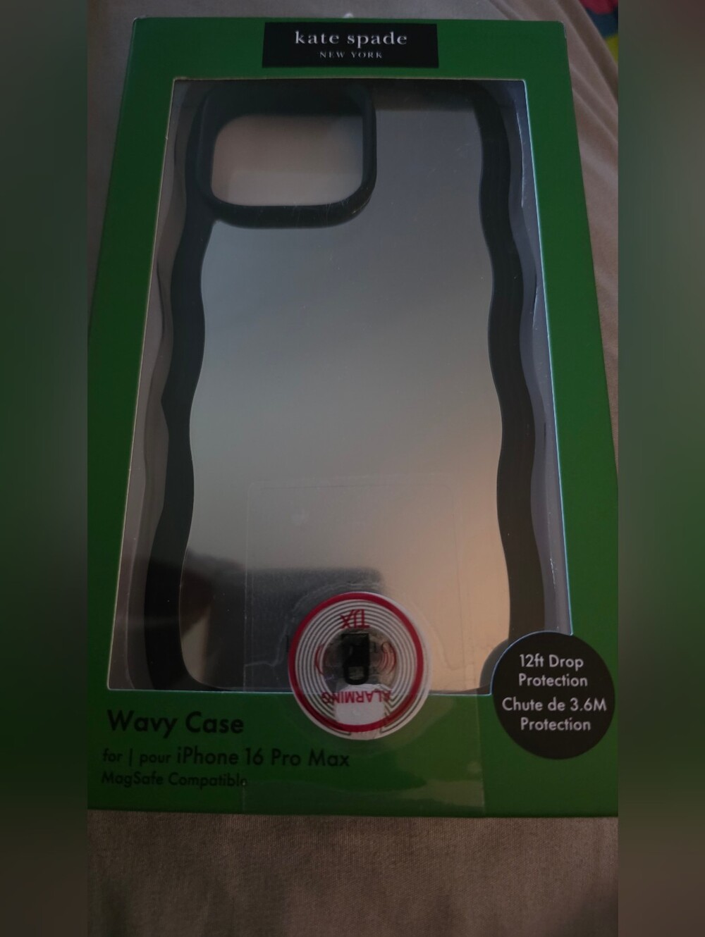 Kate Spade Pink Wavy Mirror iPhone 16 Pro Max